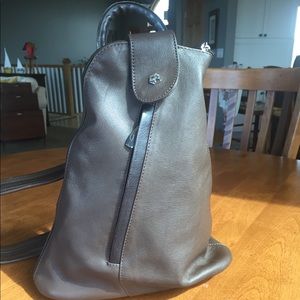 Valentina leather backpack bag